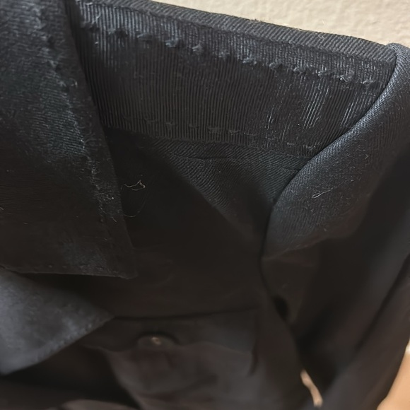 REBECCA TAYLOR Black Wool and Linen Blazer SZ 12 - Picture 2 of 8